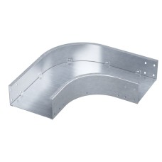 Угол горизонтальный 90 градусов 100х400, 1,5 мм, горячий цинк, в комплекте с крепежными элементами и соединительными пластинами, необходимыми для монтажа