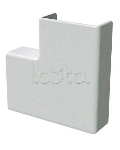 Угол плоский белый 22x10 DKC (00407R) в Якутске Аксессуары для кабель-канала Pintop.ru