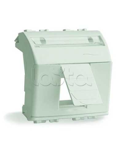 Адаптер для информационных разъемов Keystone, белый, 2 мод DKC 76613B в Якутске Аксессуары для кабель-канала Pintop.ru