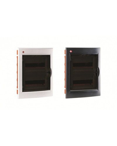 Щиток встраиваемый 24 мод.,IP 41 , черный DKC 82524 в Якутске Аксессуары для стоек и шкафов Pintop.ru