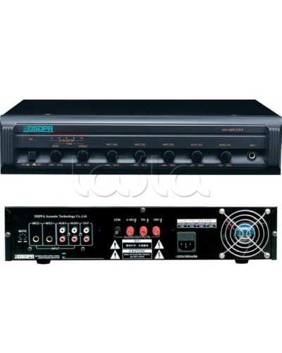 Микшер-усилитель DSPPA MP-300P в Якутске Система оповещения и трансляции Dsppa Pintop.ru