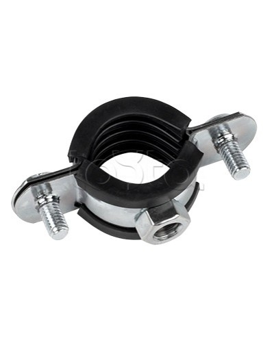 Хомут стальной 3/8 (15-19 мм), с уплотнителем EKF (hsu1038) в Якутске Стяжки-хомуты Pintop.ru