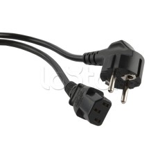 Кабель питания 1,0 м Hyperline PWC-IEC13-SHM-1.0-BK