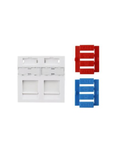 Вставка 45x45 (аналог Mosaic) Hyperline SIP3-2K-M45-45 в Якутске Аксессуары для стоек и шкафов Pintop.ru