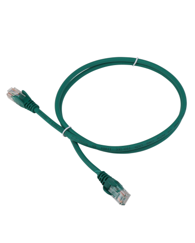 Патч-корд LANMASTER LSZH UTP кат.5e, 0.3 м, зеленый LANMASTER LAN-PC45/U5E-0.3-GN в Якутске Патчкорды (медные) Pintop.ru