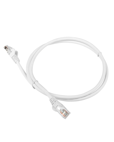 Патч-корд LANMASTER LSZH UTP кат.5e, 0.3 м, белый LANMASTER LAN-PC45/U5E-0.3-WH в Якутске Патчкорды (медные) Pintop.ru