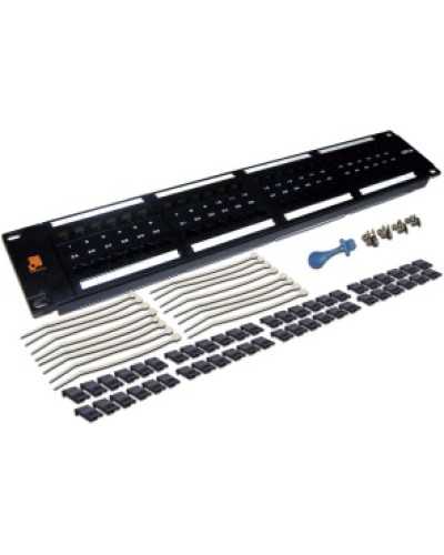 Патч-панель 48 портов, UTP, кат.5E, 2U LANMASTER LAN-PPL48U5E в Якутске Патч панель Pintop.ru