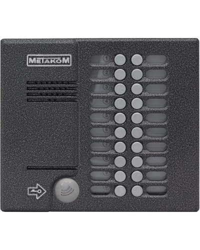 Блок вызова домофона Метаком MK20.2-MFE в Якутске Вызывные аудиопанели малоабонентные Pintop.ru